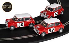 1965 モンテカルロラリー ミニ 3台セット (スロットカー) (ミニカー)