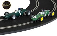 1963年 モナコグランプリ 2台セット ロータス25 vs BRM P57 (スロットカー) (ミニカー)