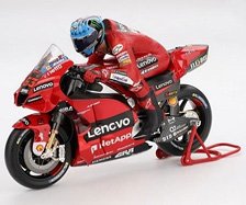 ドゥカティ デスモセディチ GP22 Moto GP GRAN PREMIO D`ITALIA 2022 #63 Ducati Lenovo Team GP ※ライダーフィギュア付 (ミニカー)