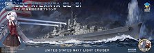 USS Atlanta CL-51 (Plastic model)