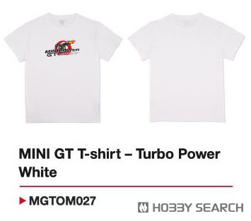 MINI GT Turbo Power ホワイト Tシャツ L (ミニカー) その他の画像1