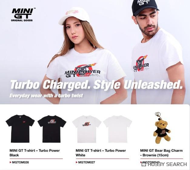MINI GT Turbo Power ホワイト Tシャツ L (ミニカー) その他の画像2