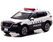 Nissan X-TRAIL S e-4ORCE (T33) 2023 Hokkaido Prefecture Police Highway Police Vehicle (Diecast Car)