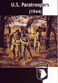 米・空挺部隊兵士1944・3体入・負傷した将校と部下 (プラモデル)