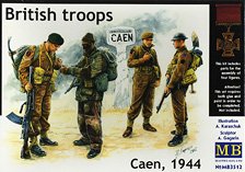 British Trppps, Caen, 1944 (Plastic model)