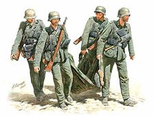 独・負傷兵搬送5体スターリングラード1942 (プラモデル)