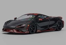 Mclaren 765LT フルカーボン レッド (ミニカー)