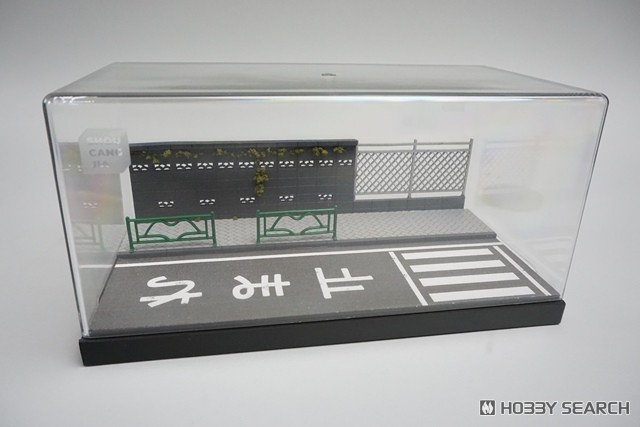 通学路ジオラマ 横断歩道のある街角 (ミニカー) 商品画像2