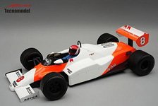 マクラーレン MP4/1C モナコGP 1983 #8 Niki Lauda レインタイヤ車 ドライバーフィギュア付き (ミニカー)