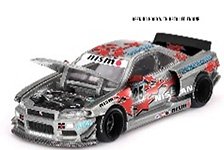 Nissan スカイライン GT-R R34 Kaido Star Racing V1 (右ハンドル) (ミニカー)