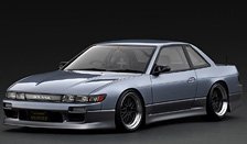 VERTEX S13 Silvia Blue Silver/Gray (ミニカー)