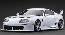 Toyota Supra (A80) TRD 3000GT White (ミニカー)