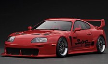 Toyota Supra (A80) TRD 3000GT Red (ミニカー)