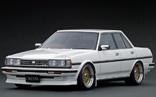 Toyota CRESTA Super Lucent TWINCAM24 (GX71) White (ミニカー)