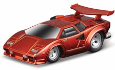 MM Lamborghini Countach Metallic Orange 25th Anniversary (Diecast Car)