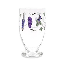 Touken Ranbu ONLINE Inori Kito Collabo Aderia Retro Glass (Mikazuki Munechika & Grape) (Anime Toy)