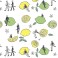 Touken Ranbu ONLINE Inori Kito Collabo Aderia Retro Glass (Higekiri / Hizamaru / Lemon & Rhyme) (Anime Toy) 商品画像6 Thumbnail