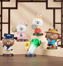 Line Friends & 故宮博物院 トレーディングフィギュア (5個セット) (完成品)