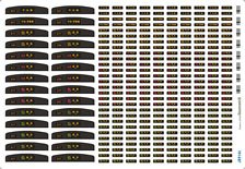 [J.N.R. and J.R. /N] Rollsign Sticker for Series 209-1000 Chuo Rapid Line [for Tomytec] (Film Sticker) (Model Train)