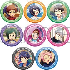 アイドルマスター SideM リメンバーショットキャラバッジコレクション 第5弾 (8個セット) (キャラクターグッズ)
