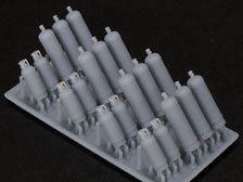 (N) ガスボンベセット [1/150] (鉄道模型)