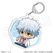 3年Z組銀八先生 アクリルキーホルダー 坂田銀八 (キャラクターグッズ)