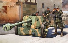 German 7.5cm PaK40 Anti-Tank Gun w/Figures (Plastic model)