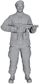 Swedish soldier m/1959 with beret (Plastic model)