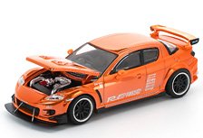マツダ RX-8 RE雨宮 クロームオレンジ (ミニカー)