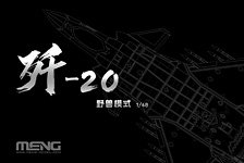 Chinese J-20 Stealth Fighter Beast Mode (Plastic model)