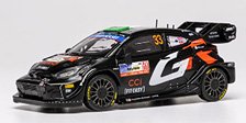 トヨタ GR ヤリス ラリー1 ハイブリッド 2024年 ラリージャパン 優勝 #33 E.Evans/S.Martin (ミニカー)