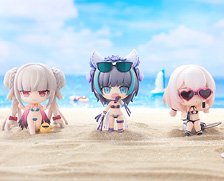 [Bonus Included] Azur Lane Summer Swimsuit Complete Model Chibi Figure Vol.2 Set of 3 (PVC Figure)