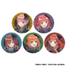 五等分の花嫁* トレーディング缶バッジ ゴシックアイドルver. (5個セット) (キャラクターグッズ)