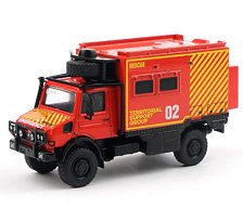 アルマジロ クローラー (Unimog U4000) レスキュー車仕様 (ミニカー)