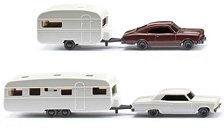 (HO) キャラバン2台 組み合わせ 1966-72 (鉄道模型)