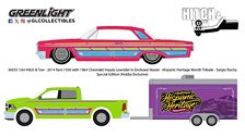 2014 Ram 1500 with 1964 Chevrolet Impala Lowrider Sergio Rocha Special Edition (ミニカー)