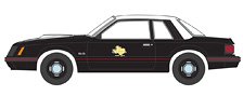 Hot Pursuit - 1982 Ford Mustang SSP - Texas Department of Public Safety (Diecast Car)