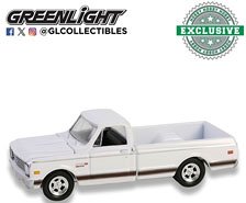 1972 Chevy Cheyenne C10 Short Bed - White (ミニカー)