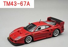 フェラーリ F40 LM プレスバージョン 1996 レッド w/エンケイ シルバーホイール (ミニカー)