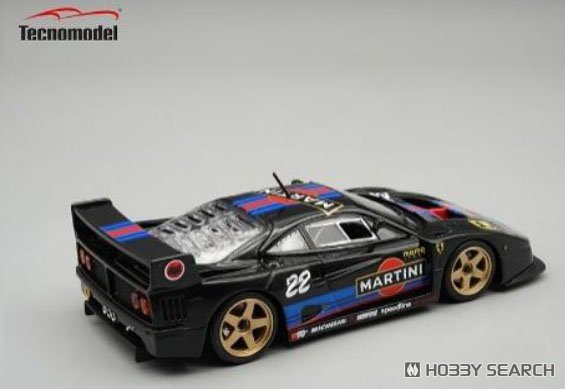 フェラーリ F40 LM 1996 ブラック・マティーニ w/ゴールドホイール (ミニカー) 商品画像2