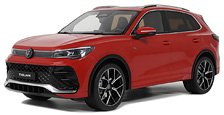 フォルクスワーゲン ティグアン E TSI R-LINE 2024 (レッド) (ミニカー)