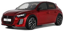 プジョー 208 GT ハイブリッド 2024 (レッド) (ミニカー)