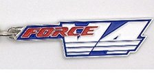 Honda VFR750R(RC30) Side Cover Decal Metal Key Chain (Diecast Car)