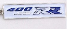 Honda CBR400RR Rear Side Cover Decal Metal Key Chain (Diecast Car)