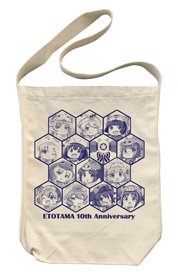 Etotama 10th Anniversary Shoulder Tote / Natural (Anime Toy)