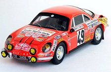 Alpine Renault A110 1973 Monte Carlo Rally 3 2nd #49 Alex Vineis / Oswald Peri (Diecast Car)