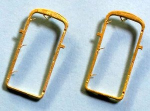 Diaphragm for Passenger Car 2 Pieces (Model Train)