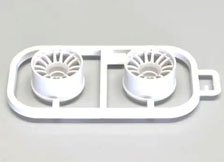 Multi Wheel II W/Offset 3.0 (White/RE30/2pcs) (RC Model)