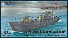 Kriegsfischkutter WWII German Patrol and Minesweeper Ship (Plastic model)