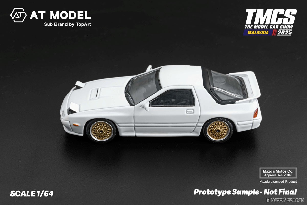 Mazda RX-7 FC3S infini White / Gold Wheel (Diecast Car) 商品画像4